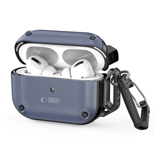 Kup Etui Tech-Protect Rough Hook Apple AirPods Pro 1 / 2 Steel Blue - THP3243 - {ean13} - Sklep Home Screen