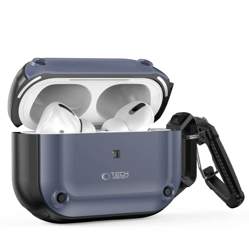 Kup Etui Tech-Protect Rough Hook Apple AirPods Pro 1 / 2 Steel Blue - THP3243 - {ean13} - Sklep Home Screen