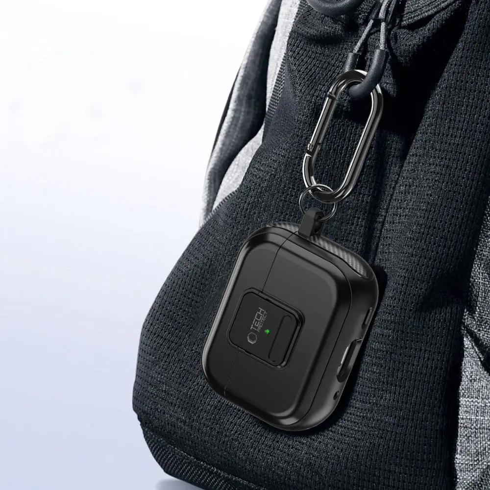 Etui Tech-Protect Defender Hook MagSafe Apple AirPods Pro 1 / 2 Black