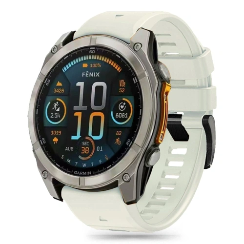 Kup Pasek Tech-Protect Silicone Line Garmin Fenix 5x / 5x Plus / 6x / 6x Pro / 7x / 8 51mm Titanium - THP3247 - {ean13} - Sklep Home Screen