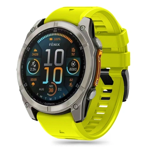 Kup Tech-Protect Linie de silicon Garmin Fenix 5x / 5x Plus / 6x / 6x Pro / 7x / 8 51mm Lime - THP3248 - {ean13} - Sklep Home Screen