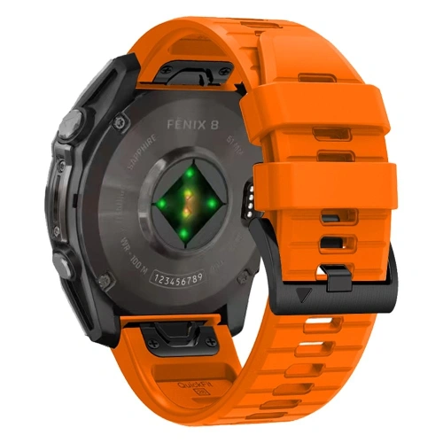 Kup Tech-Protect Silikonová řada Garmin Fenix 5x / 5x Plus / 6x / 6x Pro / 7x / 8 51mm Oranžová - THP3249 - {ean13} - Sklep Home Screen