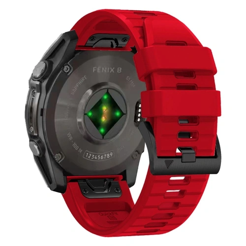 Buy Tech-Protect Silicone Line Garmin Fenix 5x / 5x Plus / 6x / 6x Pro / 7x / 8 51mm Red - THP3250 - {ean13} - Home Screen Store Europe
