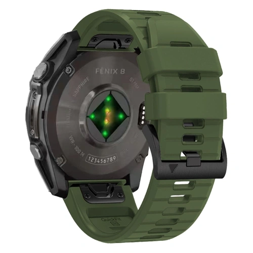 Kup Tech-Protect Silikonová řada Garmin Fenix 5x / 5x Plus / 6x / 6x Pro / 7x / 8 51mm Vojenská zelená - THP3251 - {ean13} - Sklep Home Screen