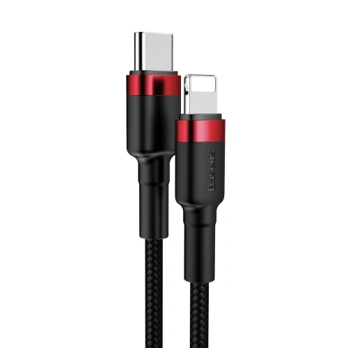 Kup Baseus USB-C zu Lightning PD Kabel Cafule, 18W, 1m (schwarz/rot) - BSU1048BLKRED - {ean13} - Sklep Home Screen