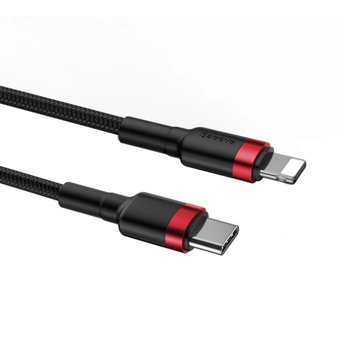 Kup Baseus USB-C zu Lightning PD Kabel Cafule, 18W, 1m (schwarz/rot) - BSU1048BLKRED - {ean13} - Sklep Home Screen
