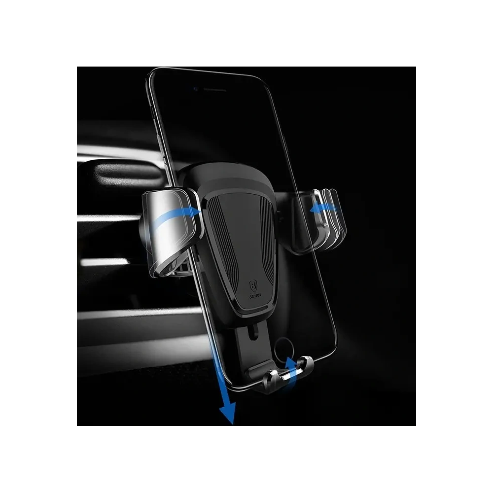 Uchwyt samochodowy na kratkę Baseus Gravity Car Mount SUYL-01 czarny