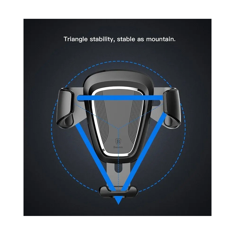 Uchwyt samochodowy na kratkę Baseus Gravity Car Mount SUYL-01 czarny