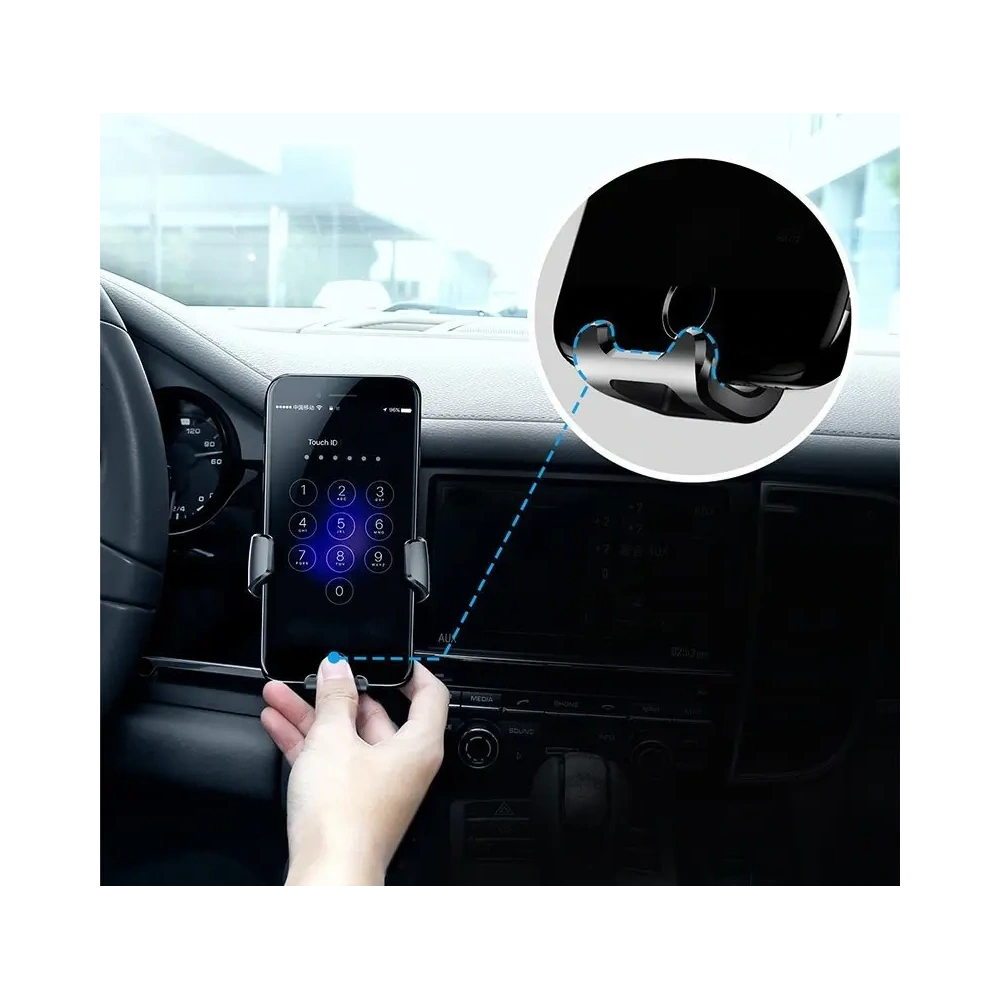 Uchwyt samochodowy na kratkę Baseus Gravity Car Mount SUYL-01 czarny