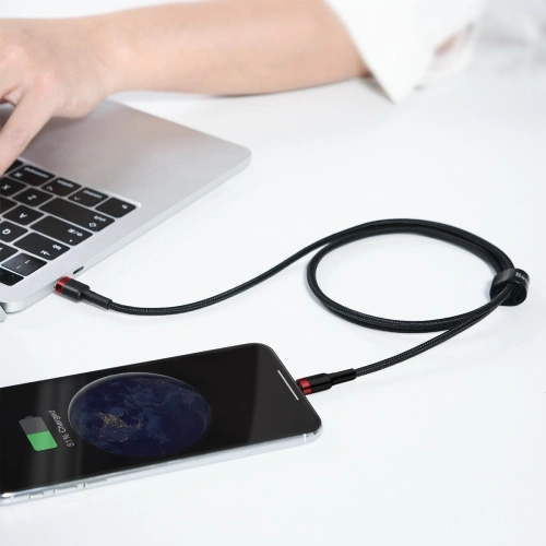 Kup Baseus USB-C zu Lightning PD Kabel Cafule, 18W, 1m (schwarz/rot) - BSU1048BLKRED - {ean13} - Sklep Home Screen