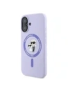 Kup Karl Lagerfeld KLHMP16SSCMKCRHU Apple iPhone 16 hardcase Silicone Karl&Choupette Ring MagSafe violet - KLD21723 - {ean13} - Sklep Home Screen