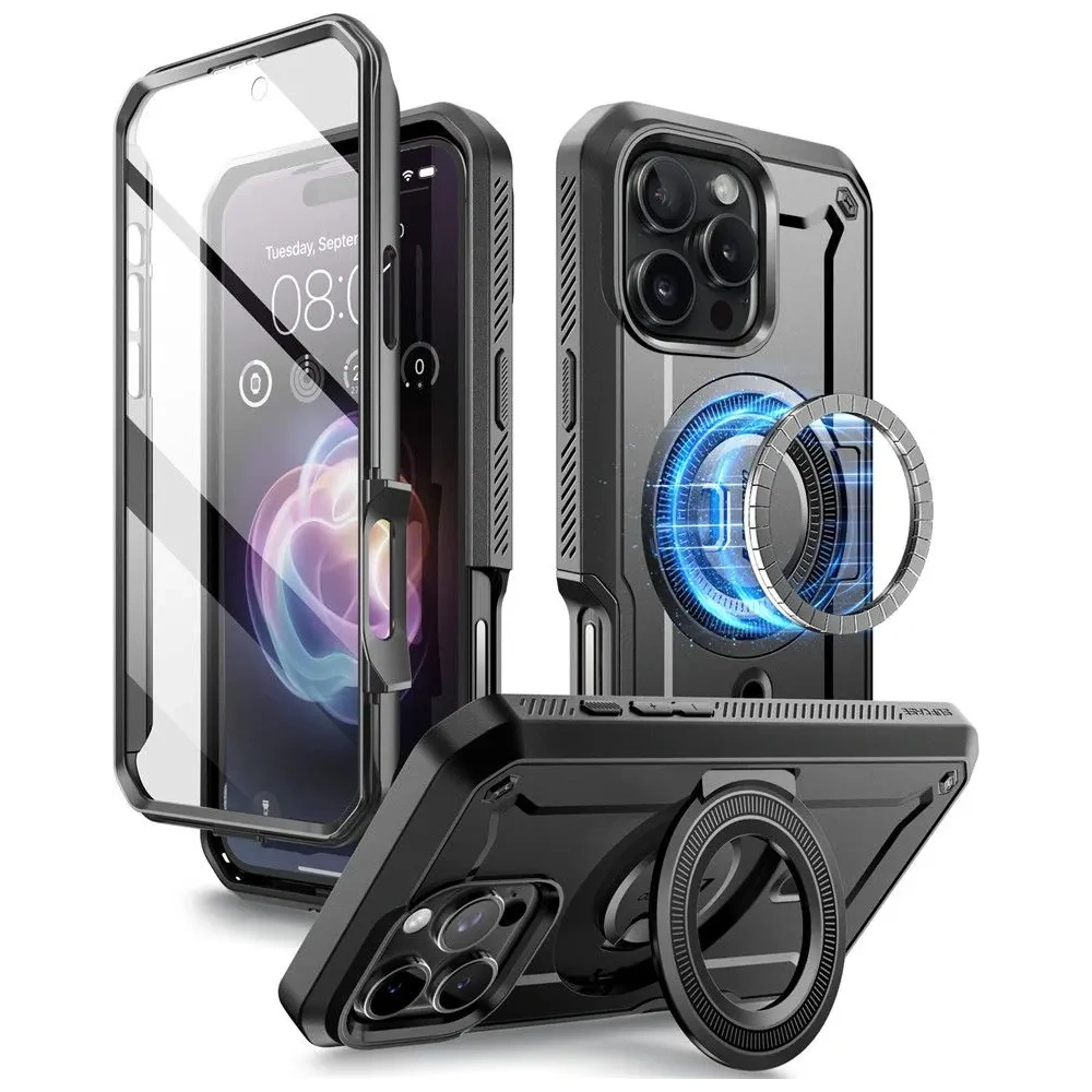 Etui Supcase Unicorn Beetle Pro Mag MagSafe Apple iPhone 16 Pro Max Black