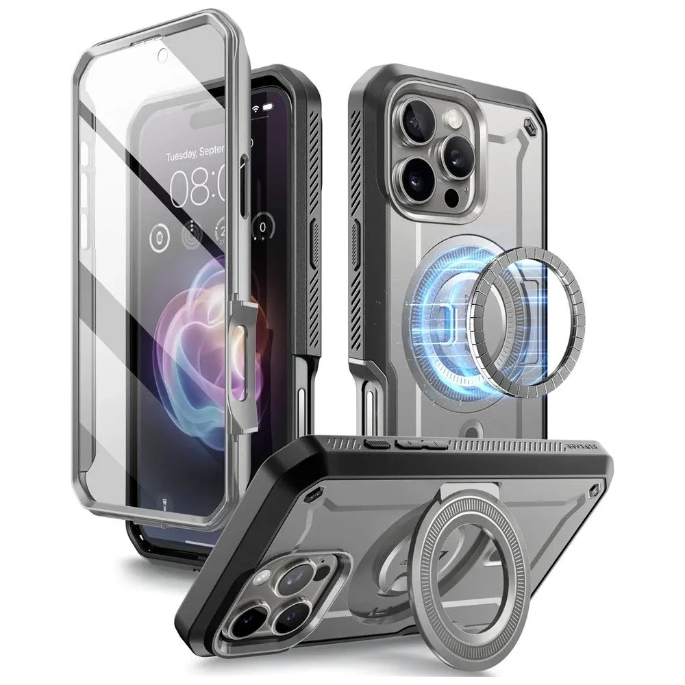 Etui Supcase Unicorn Beetle Pro Mag MagSafe Apple iPhone 16 Pro Max Grey