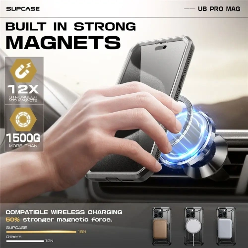 Kup Supcase Unicorn Beetle Pro Mag MagSafe Apple iPhone 16 Pro Max Gri - SPC462 - {ean13} - Sklep Home Screen