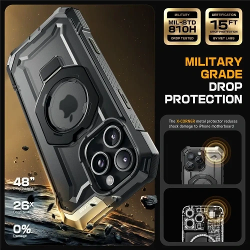 Kup Supcase Unicorn Beetle Grip Mag MagSafe Apple iPhone 16 Pro Max Fekete - SPC465 - {ean13} - Sklep Home Screen