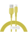 Lightning USB kábel Baseus Színes 1.2m 2.4A (sárga)