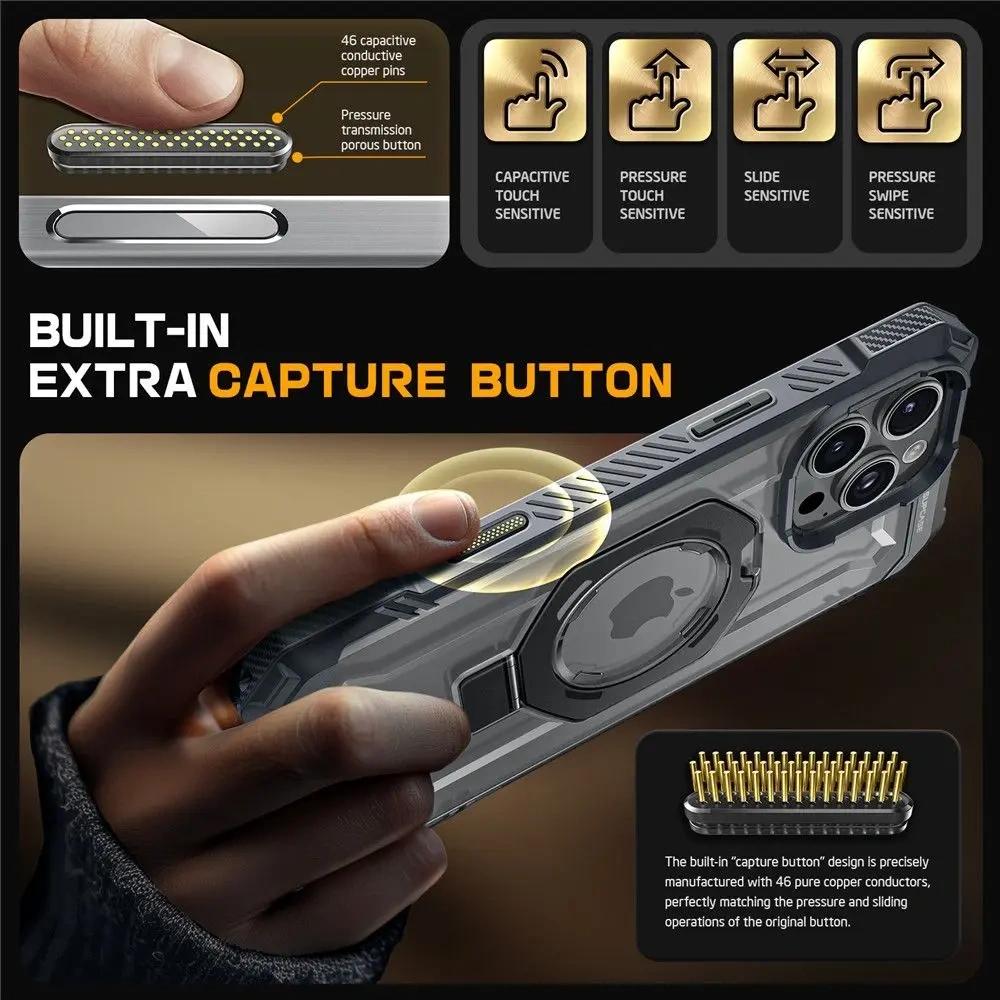 Etui Supcase Unicorn Beetle Grip Mag MagSafe Apple iPhone 16 Pro Max Grey