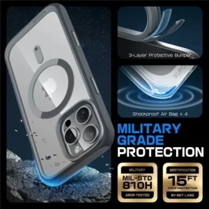 Kup Supcase Unicorn Beetle Mag MagSafe Apple iPhone 16 Pro Max Gri - SPC468 - {ean13} - Sklep Home Screen