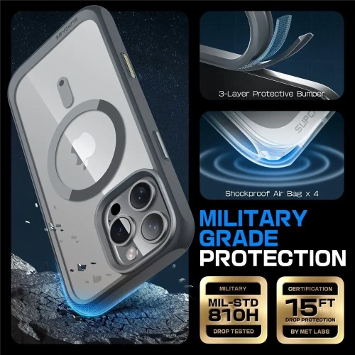 Kup Supcase Unicorn Beetle Mag MagSafe Apple iPhone 16 Pro Max Šedá - SPC468 - {ean13} - Sklep Home Screen