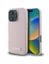 Karl Lagerfeld KLHMP16XPGMSRPP Apple iPhone 16 Pro Max kemény tok FW Fémlemez MagSafe rózsaszín