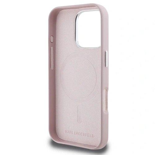 Kup Karl Lagerfeld KLHMP16XPGMSRPP Apple iPhone 16 Pro Max Hardcase FW Metallplatte MagSafe pink - KLD21727 - {ean13} - Sklep Home Screen