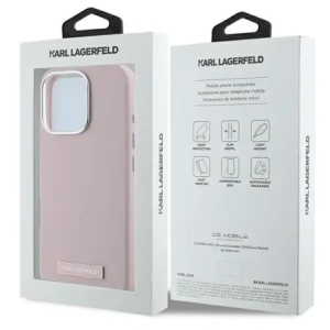 Kup Karl Lagerfeld KLHMP16XPGMSRPP Apple iPhone 16 Pro Max Hardcase FW Metallplatte MagSafe pink - KLD21727 - {ean13} - Sklep Home Screen