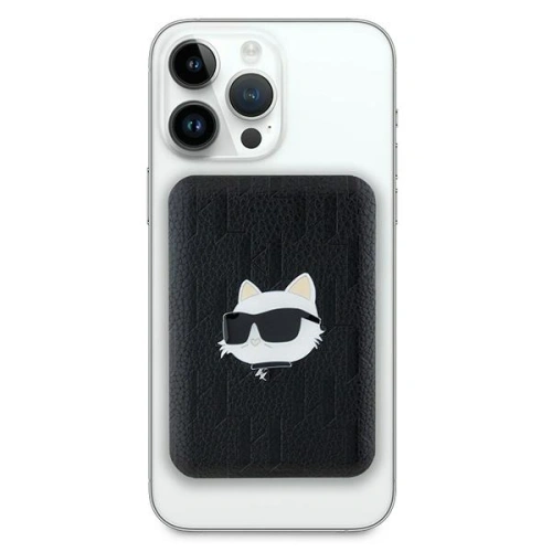 Kup Powerbank bezprzewodowy Karl Lagerfeld KLPB5FPGKSCHHK 15W 5000mAh Choupette Head Pin MagSafe czarny/black - KLD21729 - {ean13} - Sklep Home Screen