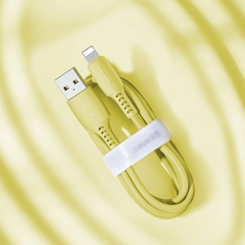 Kup Lightning USB kábel Baseus Színes 1.2m 2.4A (sárga) - BSU1050YEL - {ean13} - Sklep Home Screen