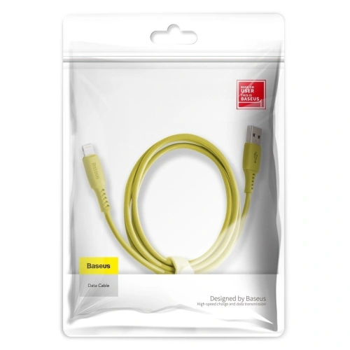 Kup Kabel Lightning USB Baseus Colourful 1.2m 2.4A (żółty) - BSU1050YEL - {ean13} - Sklep Home Screen