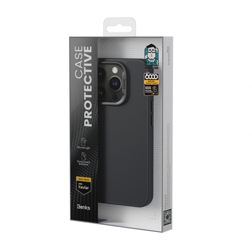 Kup Benks MagClap MagSafe ArmorPro Kevlar Hülle 600D Apple iPhone 16 Pro Max - BKS242 - {ean13} - Sklep Home Screen