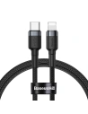 Baseus USB-C zu Lightning PD Kabel Cafule, 18W, 1m (schwarz/grau)