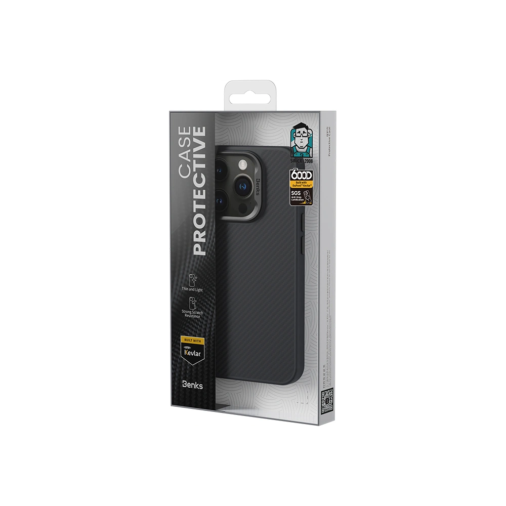 Etui Benks MagClap MagSafe ArmorPro Kevlar Case 600D Apple iPhone 16 Plus