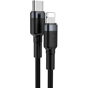 Kabel USB-C do Lightning PD Baseus Cafule, 18W, 1m (czarno-szary)