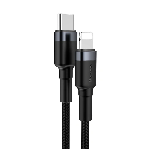 Kup Baseus USB-C zu Lightning PD Kabel Cafule, 18W, 1m (schwarz/grau) - BSU1051BLKGRY - {ean13} - Sklep Home Screen