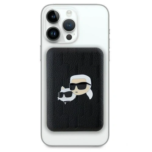 Kup Karl Lagerfeld KLPB5FPGKSKCHK 15W 5000mAh vezeték nélküli powerbank Karl&Choupette Head Pin MagSafe fekete - KLD21730 - {ean13} - Sklep Home Screen