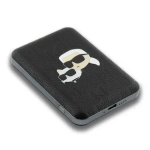 Buy Karl Lagerfeld KLPB5FPGKSKCHK 15W 5000mAh wireless powerbank Karl&Choupette Head Pin MagSafe black - KLD21730 - {ean13} - Home Screen Store Europe