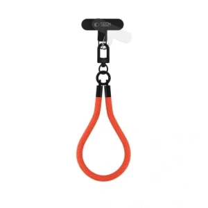Kup Smycz Tech-Protect C3S Rope Wrist Strap Neon Orange/black - THP3259 - {ean13} - Sklep Home Screen