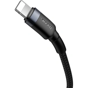 Baseus USB-C zu Lightning PD Kabel Cafule, 18W, 1m (schwarz/grau)