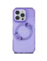 Kup Guess GUHMP16LHFWFCU Apple iPhone 16 Pro tvrdý obal IML Květy Věnec MagSafe fialový - GUE3629 - {ean13} - Sklep Home Screen