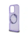 Kup Guess GUHMP16LHFWFCU Apple iPhone 16 Pro Hardcase IML Blumenkranz MagSafe lila - GUE3629 - {ean13} - Sklep Home Screen