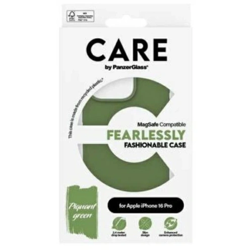 Kup CARE by PanzerGlass Divatos tok Apple iPhone 16 Pro MagSafe zöld - PZG707 - {ean13} - Sklep Home Screen