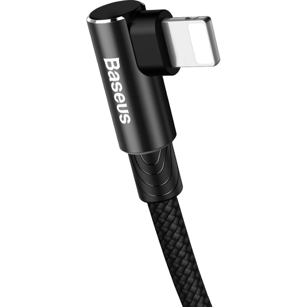 Kabel kątowy USB-C do Lightning PD Baseus MVP Elbow, 18W, 1m (czarny)