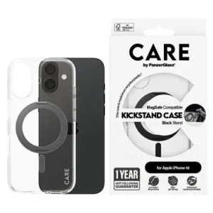 Buy CARE by PanzerGlass Feature Kickstand Case Apple iPhone 16 MagSafe black - PZG709 - {ean13} - Home Screen Store Europe