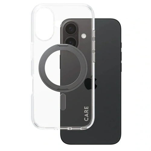 Buy CARE by PanzerGlass Feature Kickstand Case Apple iPhone 16 MagSafe black - PZG709 - {ean13} - Home Screen Store Europe