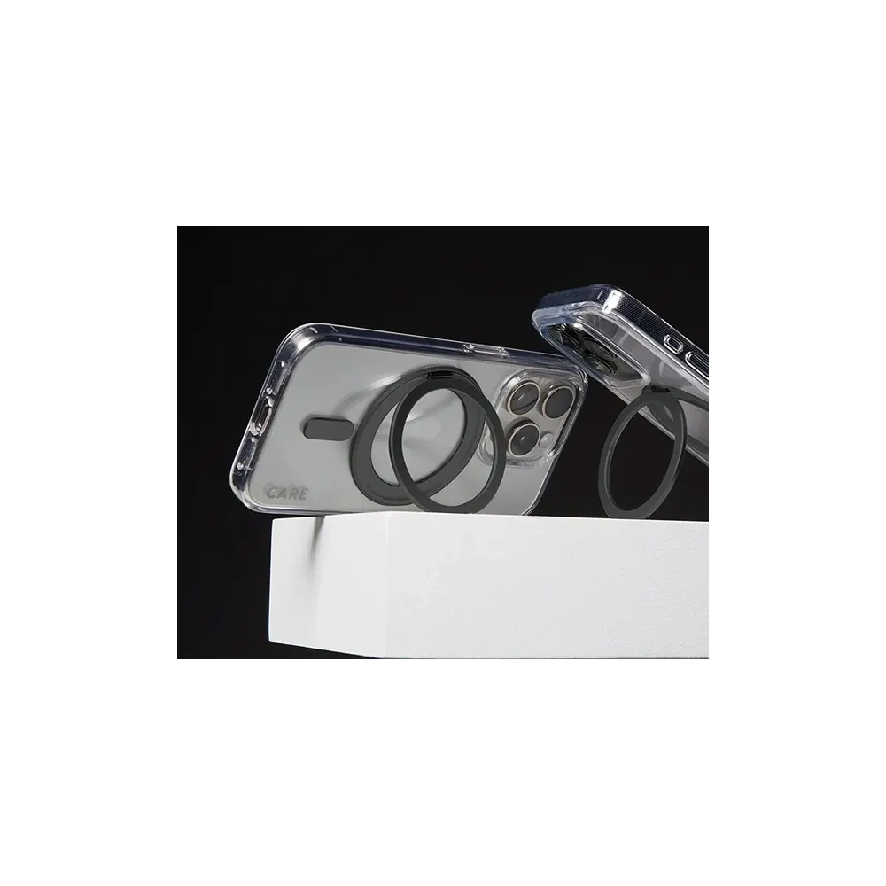 Etui CARE by PanzerGlass Feature Kickstand Case Apple iPhone 16 MagSafe czarny/black