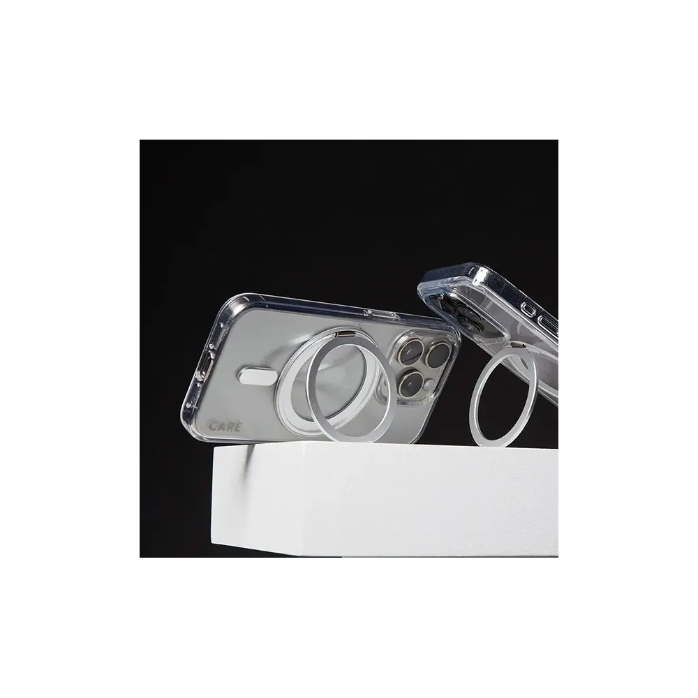 Etui CARE by PanzerGlass Feature Kickstand Case Apple iPhone 16 MagSafe srebrny/silver