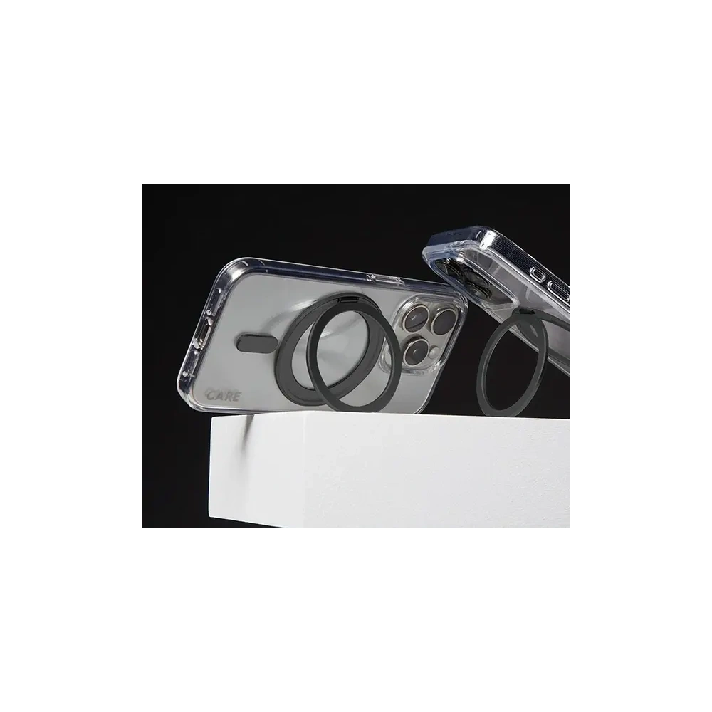 Etui CARE by PanzerGlass Feature Kickstand Case Apple iPhone 16 Plus MagSafe czarny/black