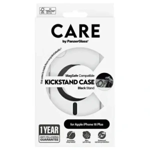 Kup CARE de PanzerGlass Carcasă cu suport pentru Apple iPhone 16 Plus MagSafe neagră - PZG711 - {ean13} - Sklep Home Screen