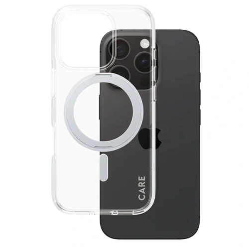 Kup Etui CARE by PanzerGlass Feature Kickstand Case Apple iPhone 16 Pro MagSafe srebrny/silver - PZG712 - {ean13} - Sklep Home Screen