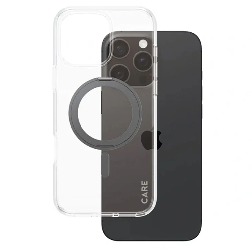 Buy CARE by PanzerGlass Feature Kickstand Case Apple iPhone 16 Pro Max MagSafe black - PZG713 - {ean13} - Home Screen Store Europe